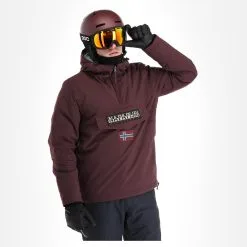 Napapijri, Rainforest Winter 3 (2022/2023) Winter Anorak Heren Burgundy Fudge Paars -Cmp Ski-uitrusting Winkel 22napap111v9 bi 04