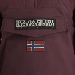 Napapijri, Rainforest Winter 3 (2022/2023) Winter Anorak Heren Burgundy Fudge Paars -Cmp Ski-uitrusting Winkel 22napap111v9 bi 09