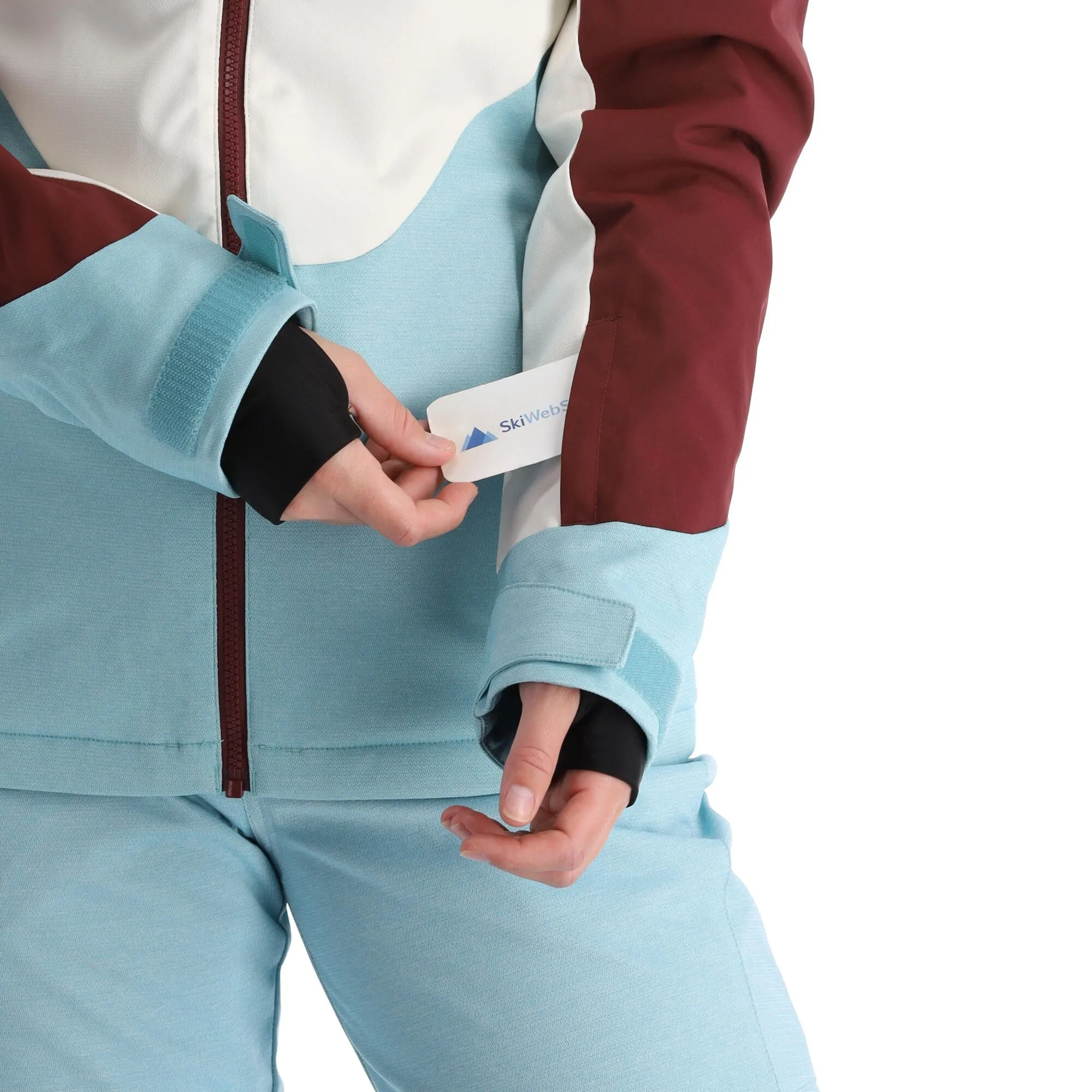 O'Neill, Diamond Ski-jas Dames Windsor Wine Colour Block Rood 7 O'Neill, Diamond Ski-jas Dames Windsor Wine Colour Block Rood - Afbeelding 7