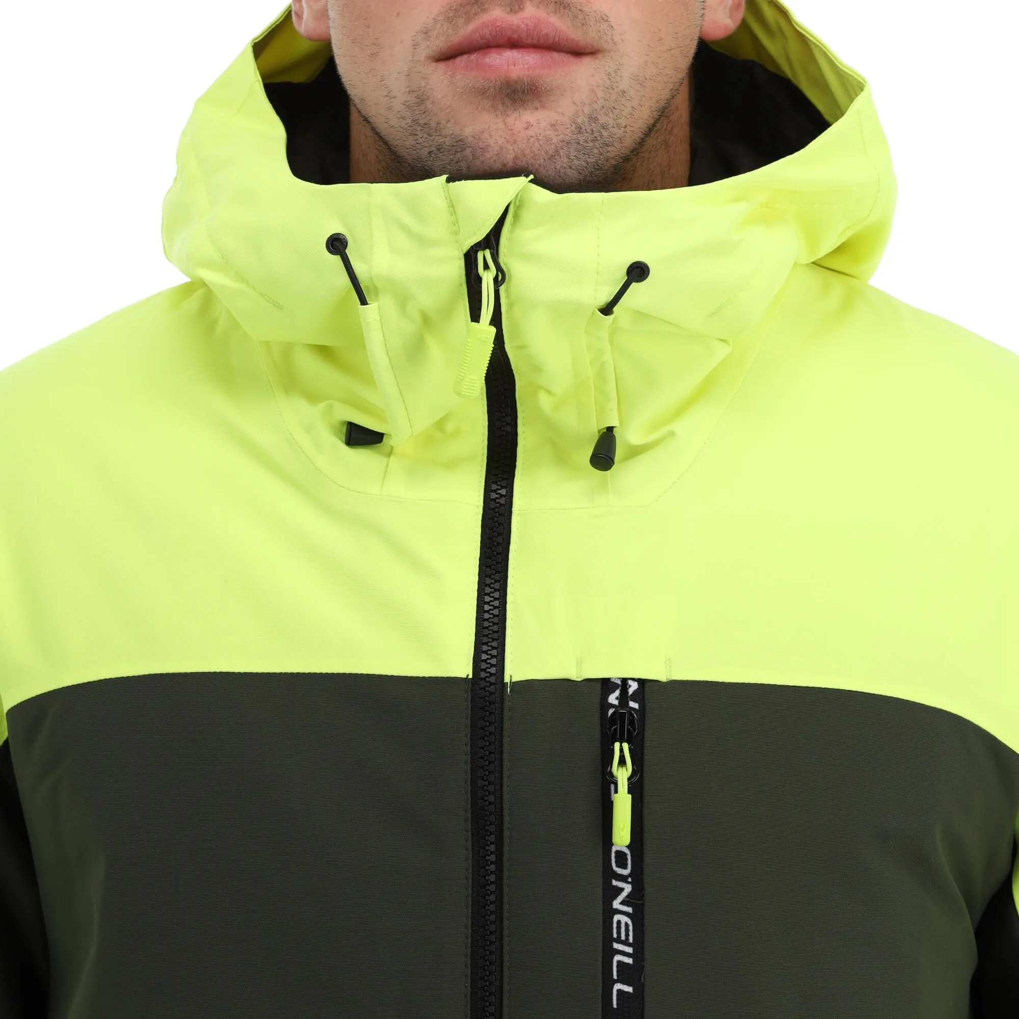 O'Neill, Carbon Ski-jas Heren Colour Block Pyranine Geel 6 O'Neill, Carbon Ski-jas Heren Colour Block Pyranine Geel - Afbeelding 6