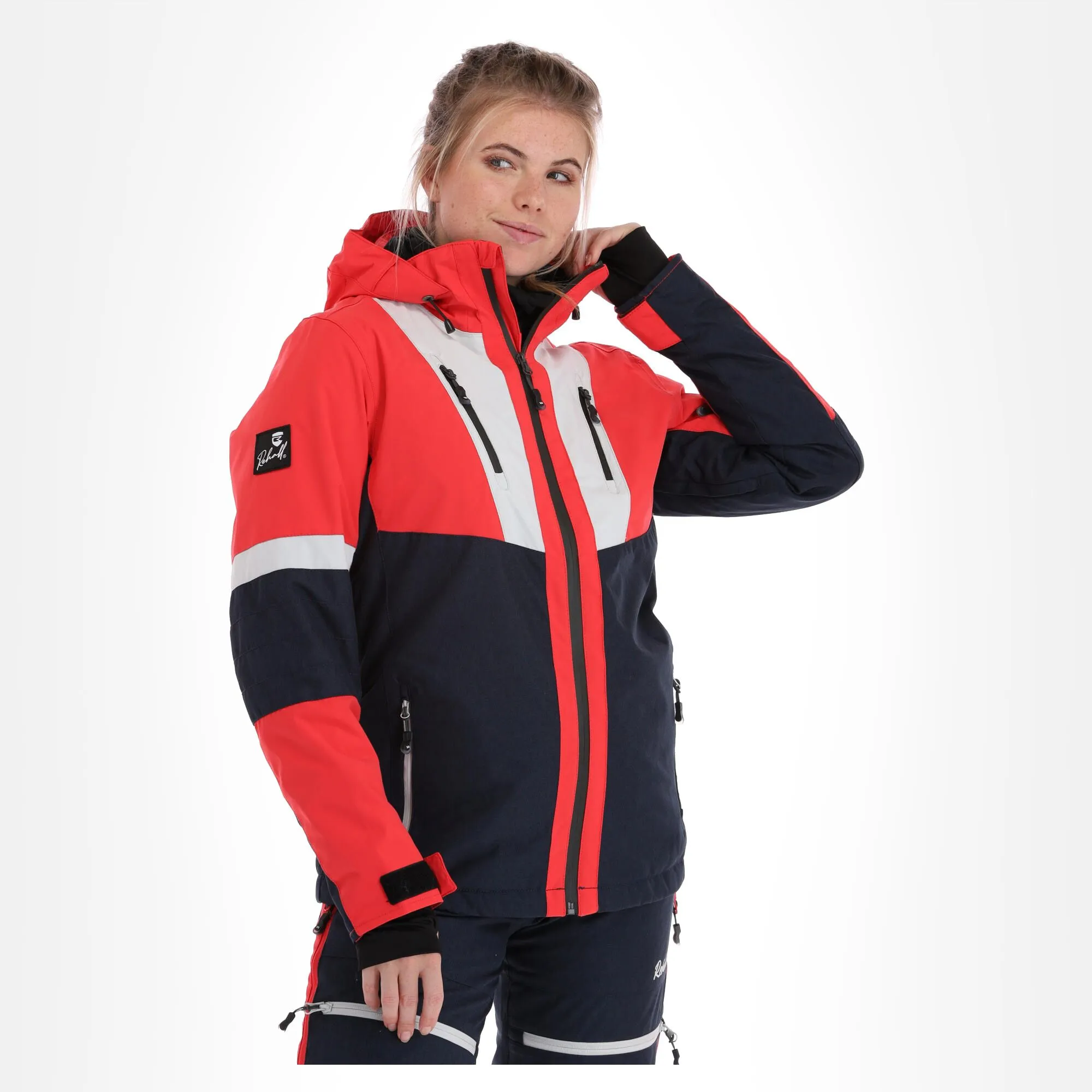 Rehall, Evy-R Ski-jas Dames Coral Roze 3 Rehall, Evy-R Ski-jas Dames Coral Roze - Afbeelding 3