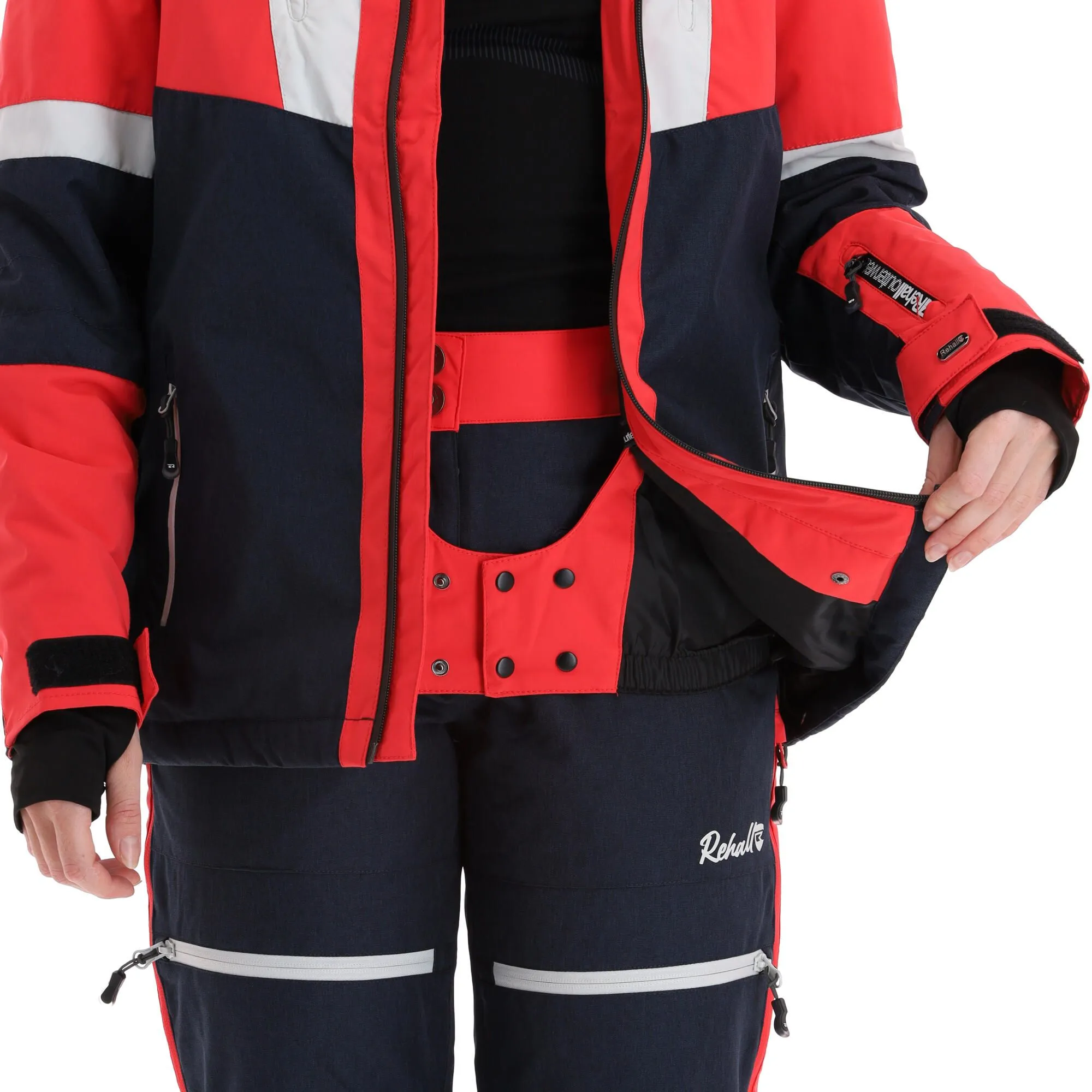 Rehall, Evy-R Ski-jas Dames Coral Roze 9 Rehall, Evy-R Ski-jas Dames Coral Roze - Afbeelding 9