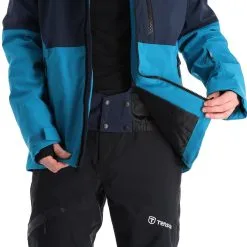 Tenson, Yoke Ski Jacket Ski-jas Heren Turquoise Blauw -Cmp Ski-uitrusting Winkel 22tenso110v2 bi 09