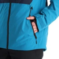 Tenson, Yoke Ski Jacket Ski-jas Heren Turquoise Blauw -Cmp Ski-uitrusting Winkel 22tenso110v2 bi 12