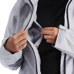 4F, Kudn001 Ski-jas Dames Cold Light Melange Grijs -Cmp Ski-uitrusting Winkel 4f kudn001 aa jas gevoerd dames cold light melange grijs 224fxxx101v1 BI 11