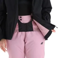 4F, Kudn001 Ski-jas Dames Deep Zwart -Cmp Ski-uitrusting Winkel 4f kudn001 aa jas gevoerd dames deep zwart 224fxxx101v4 BI 07