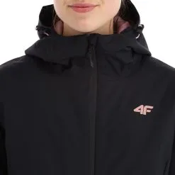 4F, Kudn001 Ski-jas Dames Deep Zwart -Cmp Ski-uitrusting Winkel 4f kudn001 aa jas gevoerd dames deep zwart 224fxxx101v4 BI 11