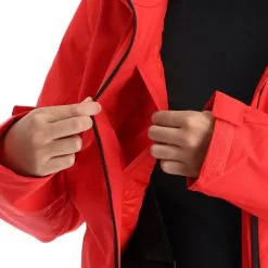 4F, Kudn001 Ski-jas Dames Rood -Cmp Ski-uitrusting Winkel 4f kudn001 aa jas gevoerd dames rood 224fxxx101v2 BI 11