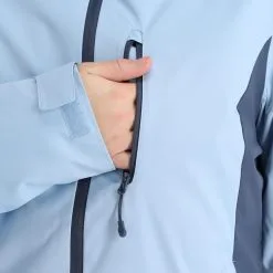 4F, Kudn002 Ski-jas Dames Light Blauw -Cmp Ski-uitrusting Winkel 4f kudn002 aa jas gevoerd dames light blauw 224fxxx102v3 BI 08