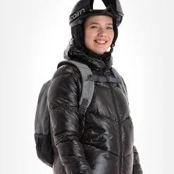 4F, Kudn004 Ski-jas Dames Deep Zwart 13 4F, Kudn004 Ski-jas Dames Deep Zwart -Cmp Ski-uitrusting Winkel 4f kudn004 aa jas gevoerd dames deep zwart 224fxxx103v1 BI 05