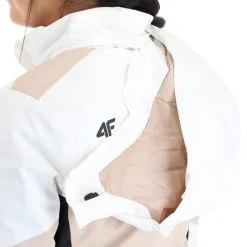 4F, Kudn008 Ski-jas Dames Beige -Cmp Ski-uitrusting Winkel 4f kudn008 aa jas gevoerd dames beige 224fxxx104v2 BI 11