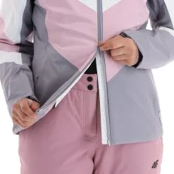 4F, Kudn008 Ski-jas Dames Light Roze 25 4F, Kudn008 Ski-jas Dames Light Roze -Cmp Ski-uitrusting Winkel 4f kudn008 aa jas gevoerd dames light roze 224fxxx104v3 BI 13