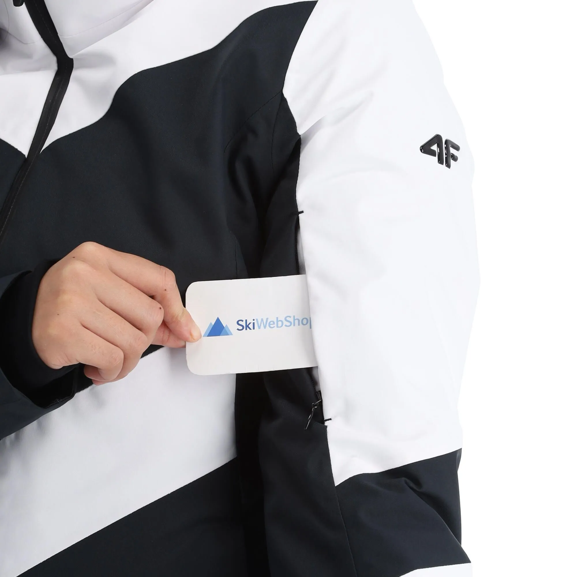 4F, Kudn011 Ski-jas Dames Deep Zwart 7 4F, Kudn011 Ski-jas Dames Deep Zwart - Afbeelding 7