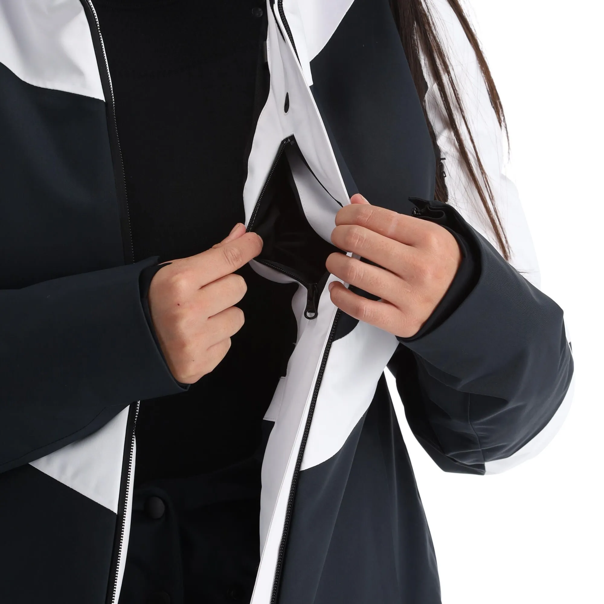 4F, Kudn011 Ski-jas Dames Deep Zwart 13 4F, Kudn011 Ski-jas Dames Deep Zwart - Afbeelding 13