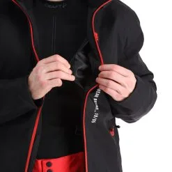 4F, Kumn003 Ski-jas Heren Deep Zwart -Cmp Ski-uitrusting Winkel 4f kumn003 aa jas gevoerd heren deep zwart 224fxxx107v3 BI 12