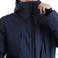 4F, Kumn004 Ski-jas Heren Navy Blauw -Cmp Ski-uitrusting Winkel 4f kumn004 aa jas gevoerd heren navy blauw 224fxxx108v2 BI 12