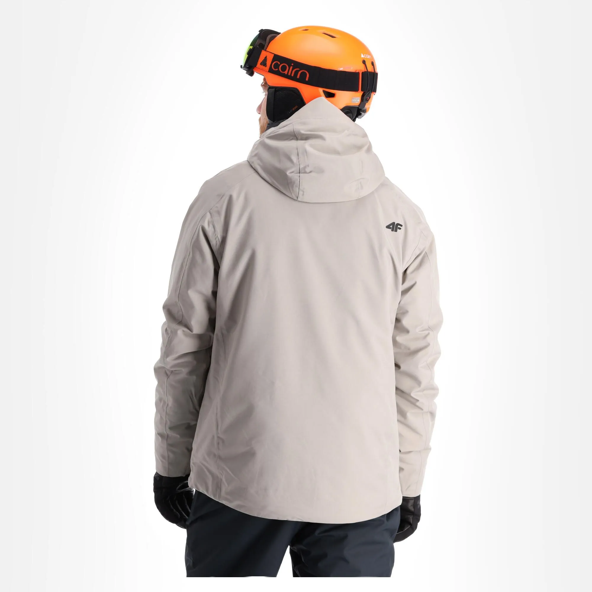4F, Kumn004 Ski-jas Heren Warm Light Grijs 2 4F, Kumn004 Ski-jas Heren Warm Light Grijs - Afbeelding 2