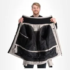 4F, Kumn004 Ski-jas Heren Warm Light Grijs 19 4F, Kumn004 Ski-jas Heren Warm Light Grijs -Cmp Ski-uitrusting Winkel 4f kumn004 aa jas gevoerd heren warm light grijs 224fxxx108v1 BI 06