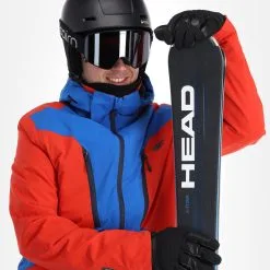 4F, Kumn008 Ski-jas Heren Cobalt Blauw -Cmp Ski-uitrusting Winkel 4f kumn008 aa jas gevoerd heren cobalt blauw 224fxxx109v1 BI 05