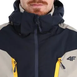 4F, Kumn008 Ski-jas Heren Dark Blauw -Cmp Ski-uitrusting Winkel 4f kumn008 aa jas gevoerd heren dark blauw 224fxxx109v2 BI 07