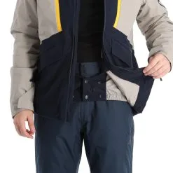 4F, Kumn008 Ski-jas Heren Dark Blauw -Cmp Ski-uitrusting Winkel 4f kumn008 aa jas gevoerd heren dark blauw 224fxxx109v2 BI 09