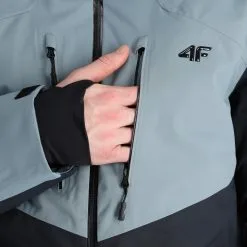 4F, Kumn011 Ski-jas Heren Deep Zwart -Cmp Ski-uitrusting Winkel 4f kumn011 aa jas gevoerd heren deep zwart 224fxxx111v1 BI 15