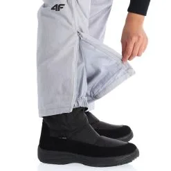 4F, Spdn001 Skibroek Dames Cold Light Melange Grijs -Cmp Ski-uitrusting Winkel 4f spdn001 ba skibroek gevoerd dames cold light melange grijs 224fxxx112v2 BI 08