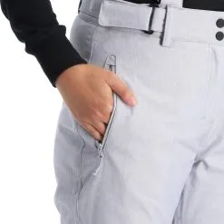 4F, Spdn001 Skibroek Dames Cold Light Melange Grijs -Cmp Ski-uitrusting Winkel 4f spdn001 ba skibroek gevoerd dames cold light melange grijs 224fxxx112v2 BI 09