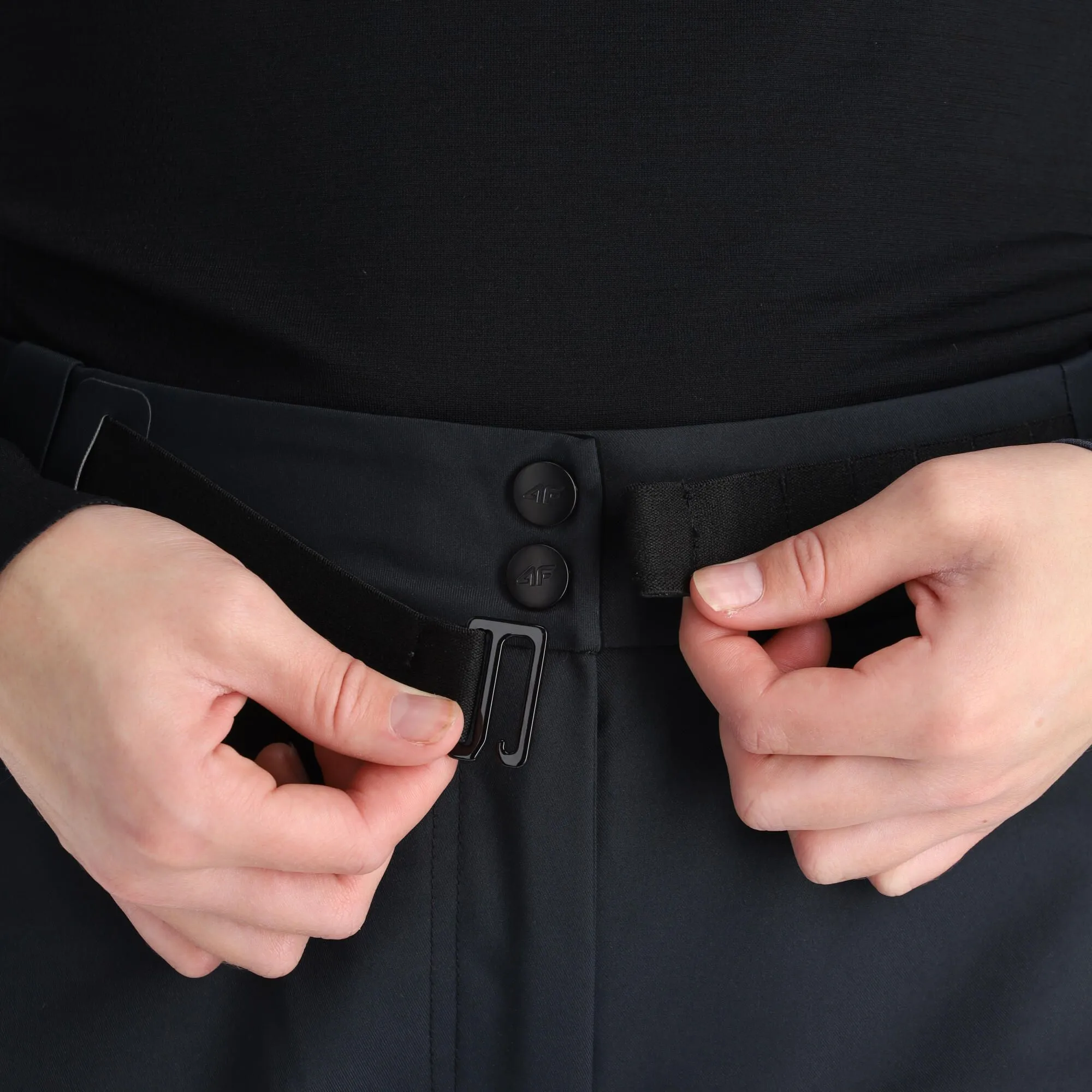 4F, Spdn006 Skibroek Dames Deep Zwart 5 4F, Spdn006 Skibroek Dames Deep Zwart - Afbeelding 5