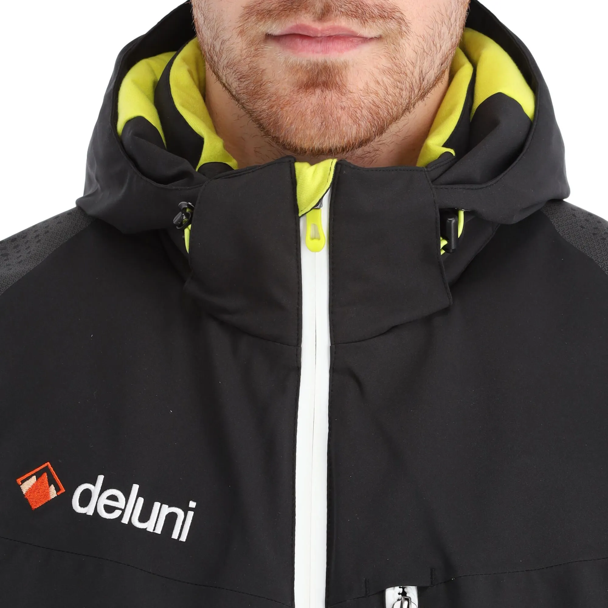 Deluni, Challenger 3 Ski-jas Heren Zwart/rood 6 Deluni, Challenger 3 Ski-jas Heren Zwart/rood - Afbeelding 6