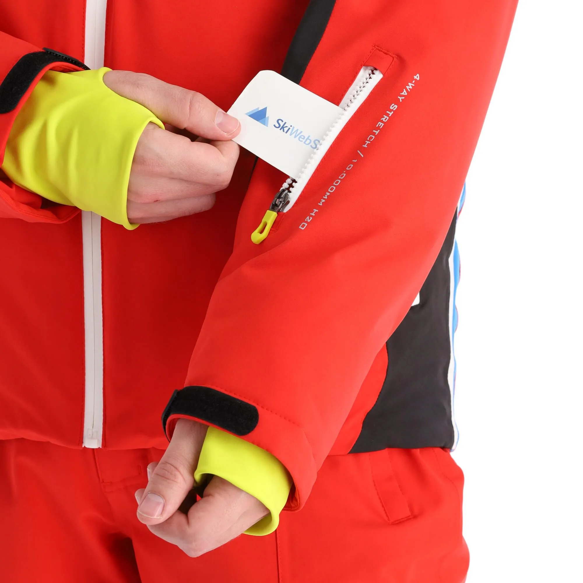 Deluni, Challenger 3 Ski-jas Heren Rood/grijs 11 Deluni, Challenger 3 Ski-jas Heren Rood/grijs - Afbeelding 11