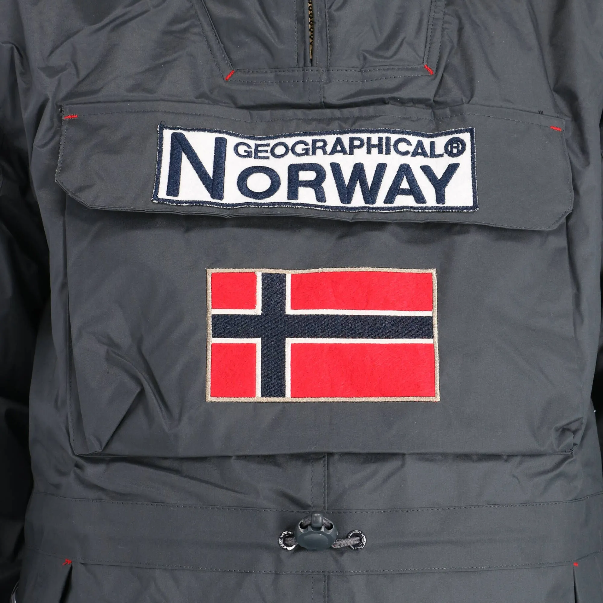 Geographical Norway, Barman Men 068 Bs2 Winter Anorak Heren Dark Grijs 6 Geographical Norway, Barman Men 068 Bs2 Winter Anorak Heren Dark Grijs - Afbeelding 6