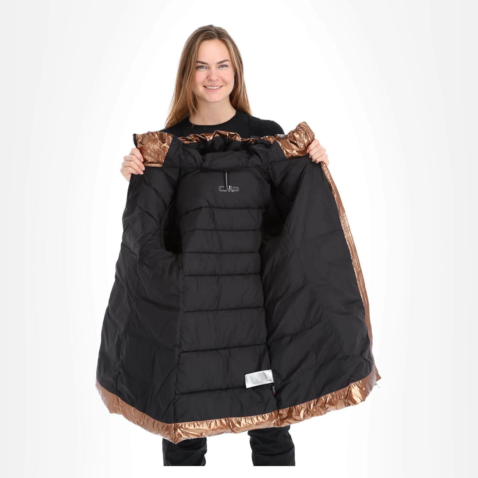 CMP, 30K3506 Winterjas Dames Bruin 5 CMP, 30K3506 Winterjas Dames Bruin - Afbeelding 5