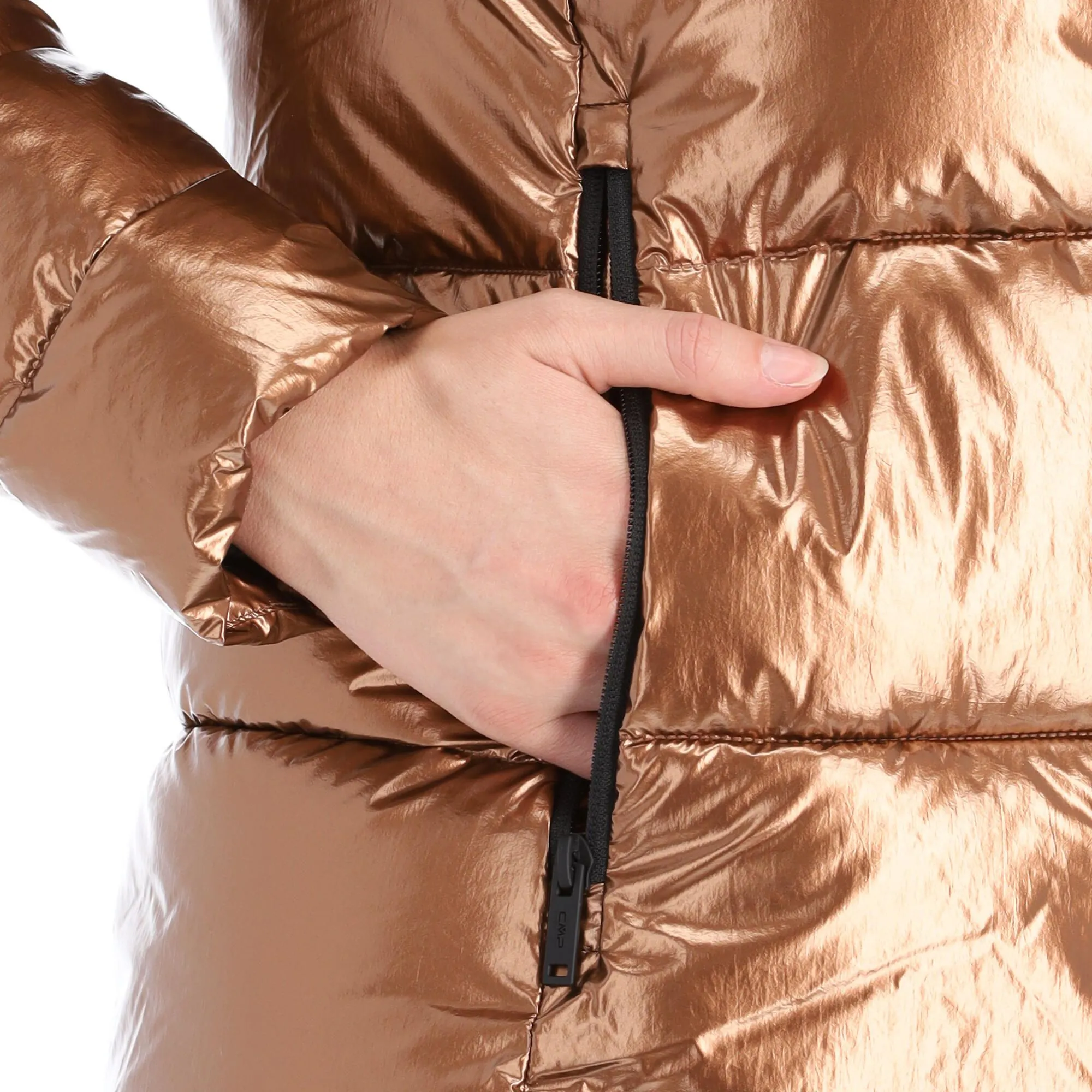 CMP, 30K3506 Winterjas Dames Bruin 8 CMP, 30K3506 Winterjas Dames Bruin - Afbeelding 8