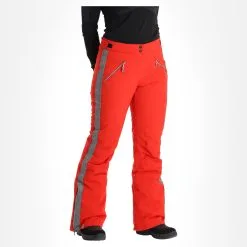 Almgwand, Schusselkopf Skibroek Dames Grijs, Rood