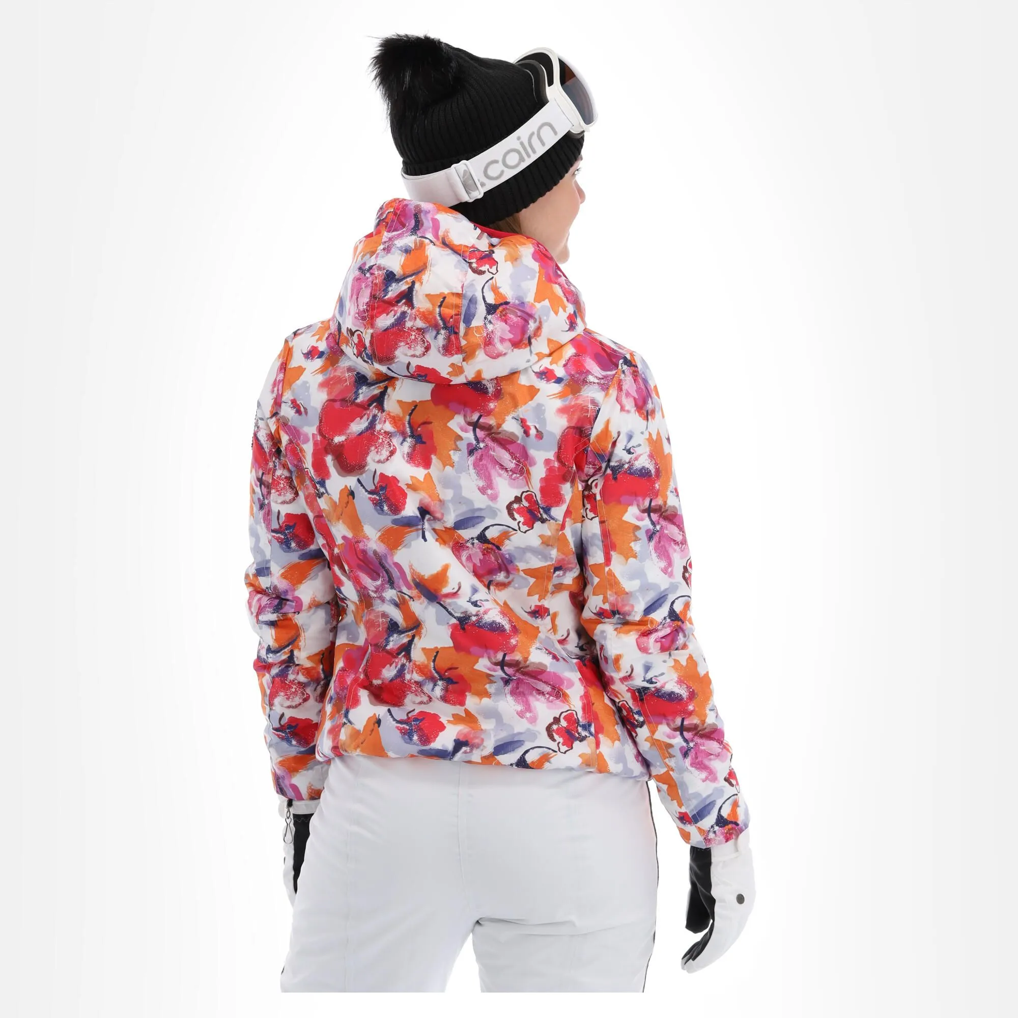 Almgwand, Weihnachtsegg Donsjas Dames Berry Wit 5 Almgwand, Weihnachtsegg Donsjas Dames Berry Wit - Afbeelding 5