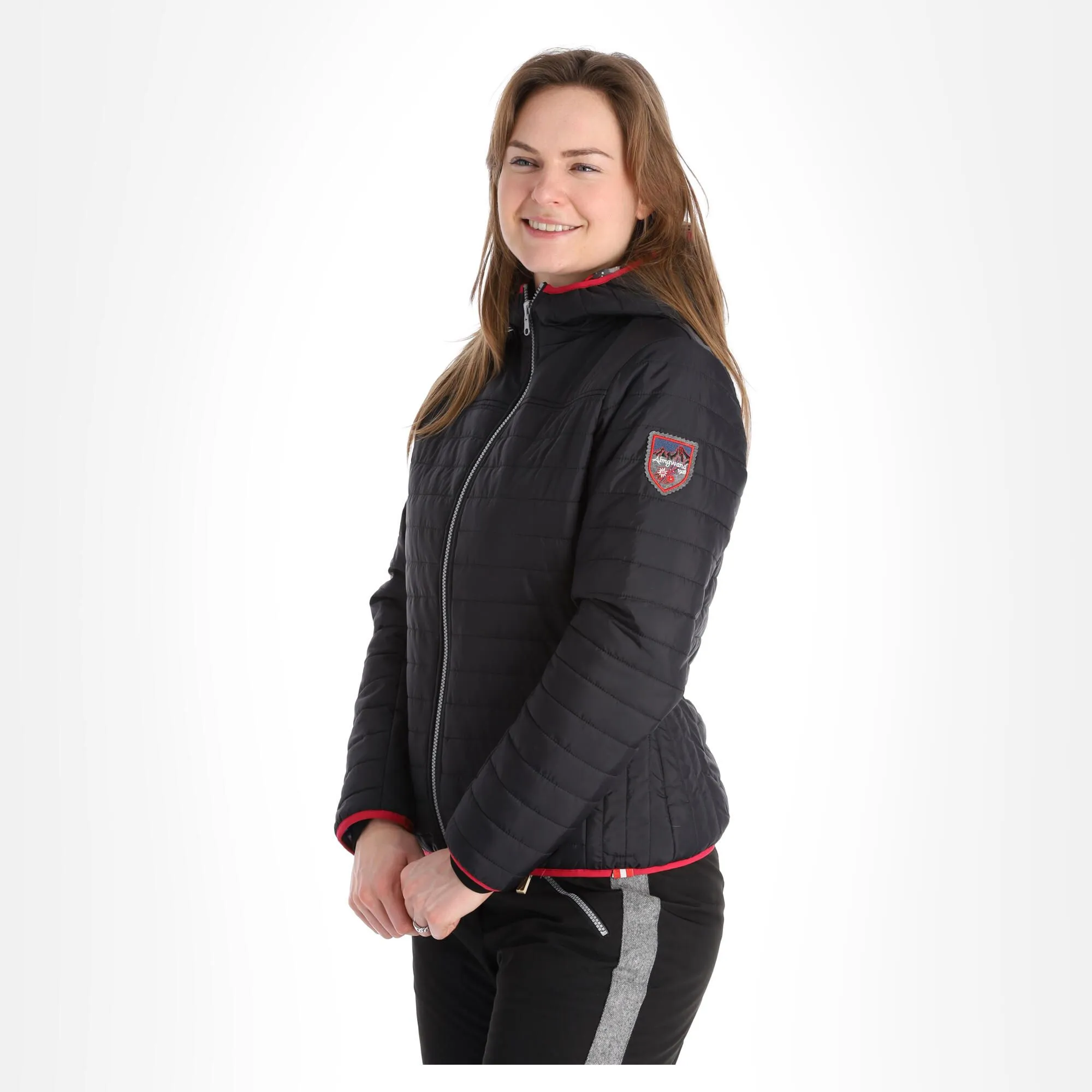 Almgwand, Weihnachtsegg Donsjas Dames Berry Zwart 1 Almgwand, Weihnachtsegg Donsjas Dames Berry Zwart