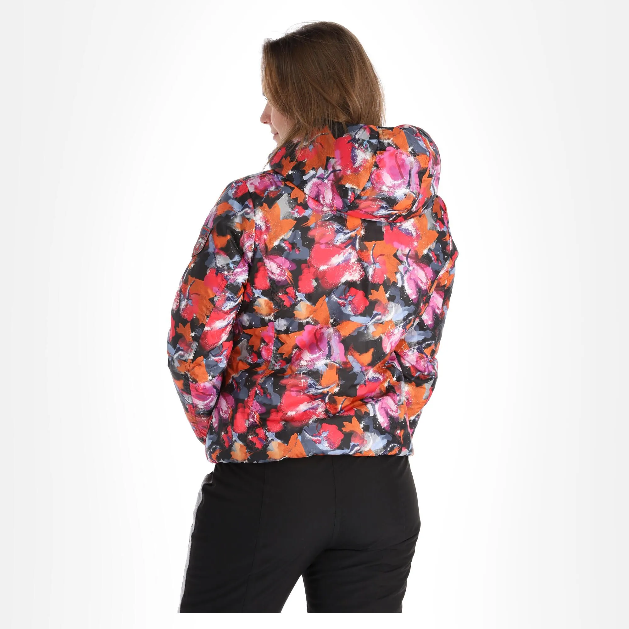 Almgwand, Weihnachtsegg Donsjas Dames Berry Zwart 5 Almgwand, Weihnachtsegg Donsjas Dames Berry Zwart - Afbeelding 5