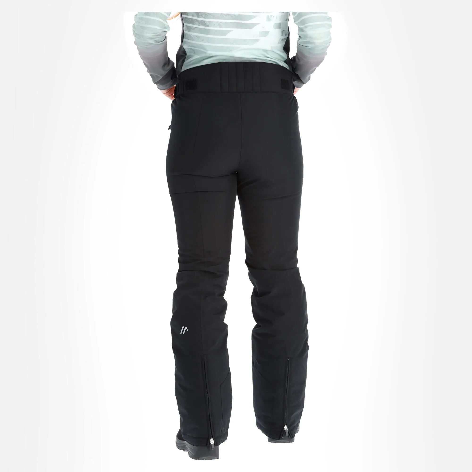 Maier Sports, Vroni Slim Skibroek Lang Model Dames Zwart 2 Maier Sports, Vroni Slim Skibroek Lang Model Dames Zwart - Afbeelding 2