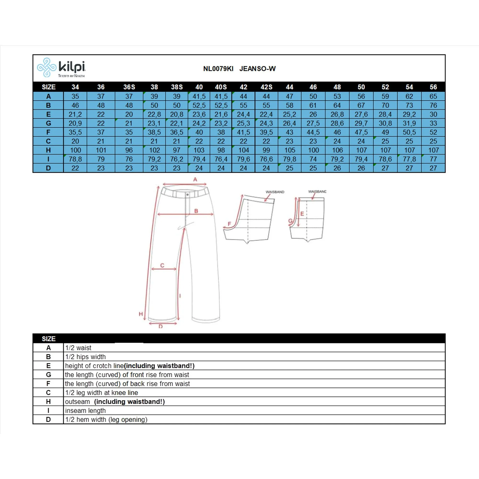 Kilpi, Jeanso-W Softshell Skibroek Dames Zwart 12 Kilpi, Jeanso-W Softshell Skibroek Dames Zwart - Afbeelding 12