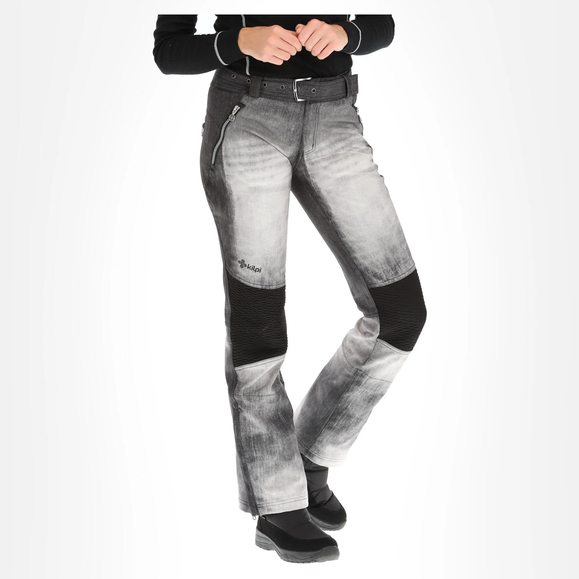 Kilpi, Jeanso-W Softshell Skibroek Dames Zwart 4 Kilpi, Jeanso-W Softshell Skibroek Dames Zwart - Afbeelding 4