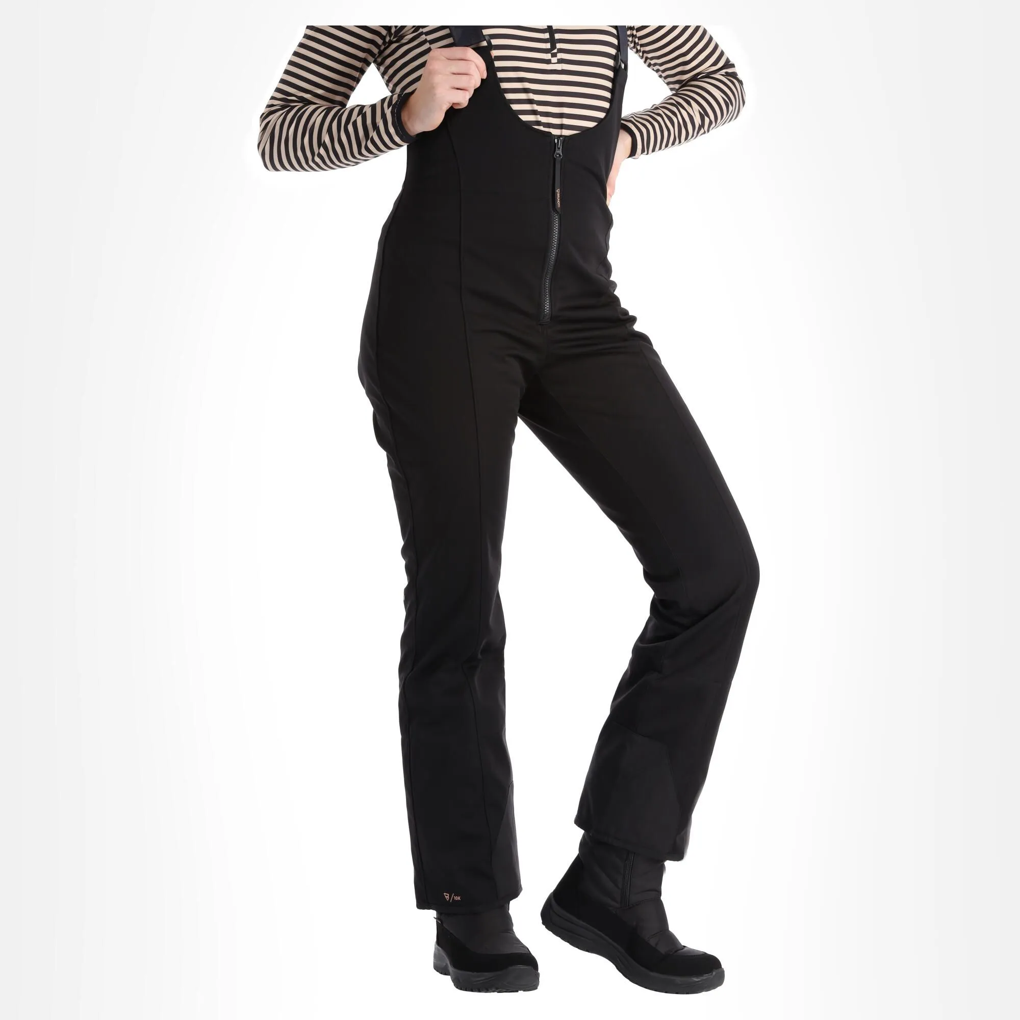 Brunotti, Avalanche Skibroek Dames Zwart 3 Brunotti, Avalanche Skibroek Dames Zwart - Afbeelding 3