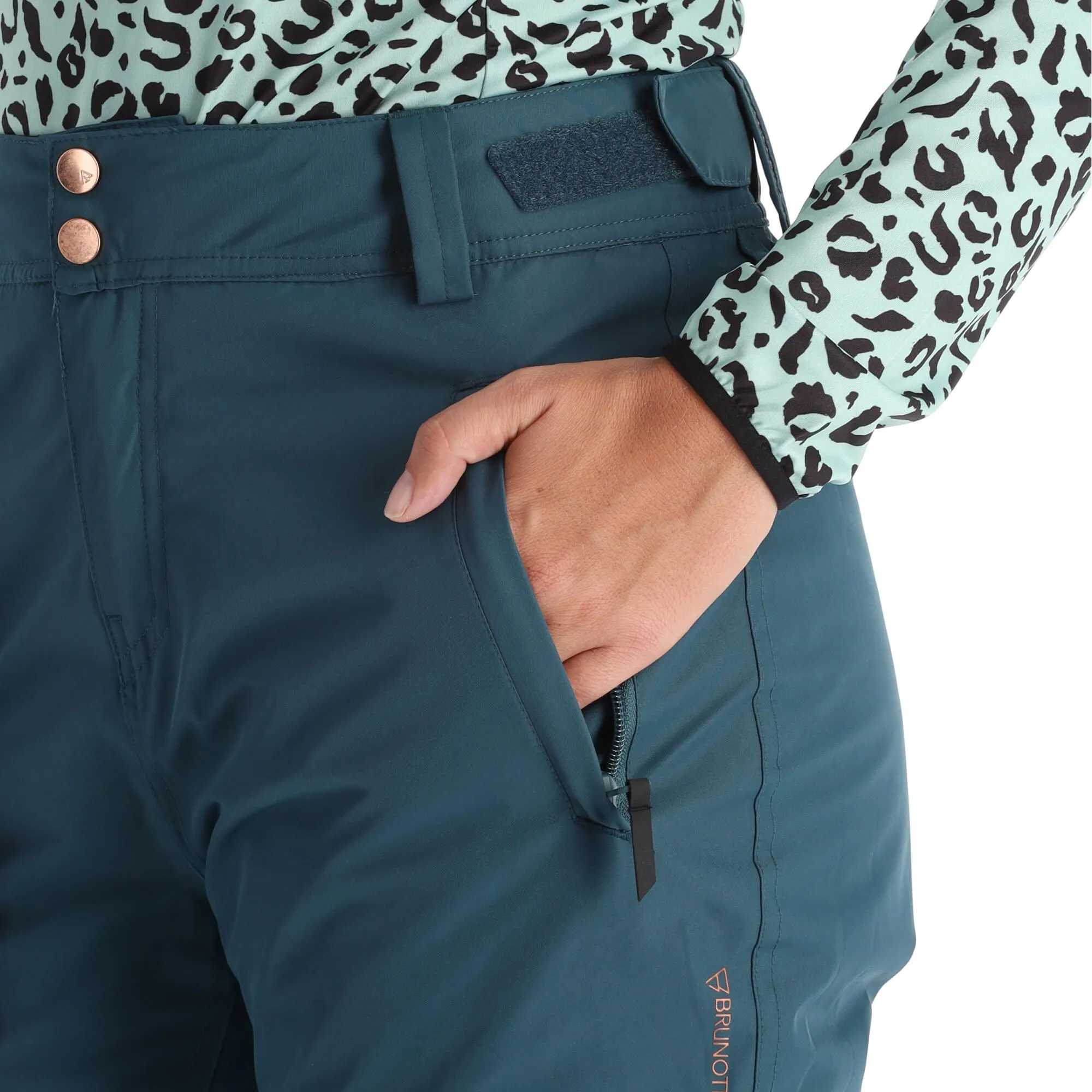 Brunotti, Bellavista Skibroek Dames Glass Groen 7 Brunotti, Bellavista Skibroek Dames Glass Groen - Afbeelding 7