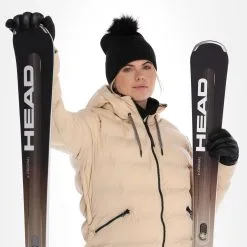 Brunotti, Mirai Ski-jas Dames Canvas Beige -Cmp Ski-uitrusting Winkel brunotti mirai aa jas gevoerd dames canvas beige 22bruno118v1 BI 05