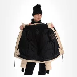 Brunotti, Mirai Ski-jas Dames Canvas Beige -Cmp Ski-uitrusting Winkel brunotti mirai aa jas gevoerd dames canvas beige 22bruno118v1 BI 06