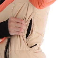 Brunotti, Snowbird Ski-jas Dames Canvas Beige -Cmp Ski-uitrusting Winkel brunotti snowbird aa jas gevoerd dames canvas beige 22bruno117v1 BI 10