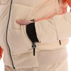 Brunotti, Snowbird Ski-jas Dames Canvas Beige -Cmp Ski-uitrusting Winkel brunotti snowbird aa jas gevoerd dames canvas beige 22bruno117v1 BI 11