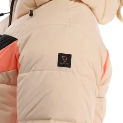 Brunotti, Snowbird Ski-jas Dames Canvas Beige -Cmp Ski-uitrusting Winkel brunotti snowbird aa jas gevoerd dames canvas beige 22bruno117v1 BI 12