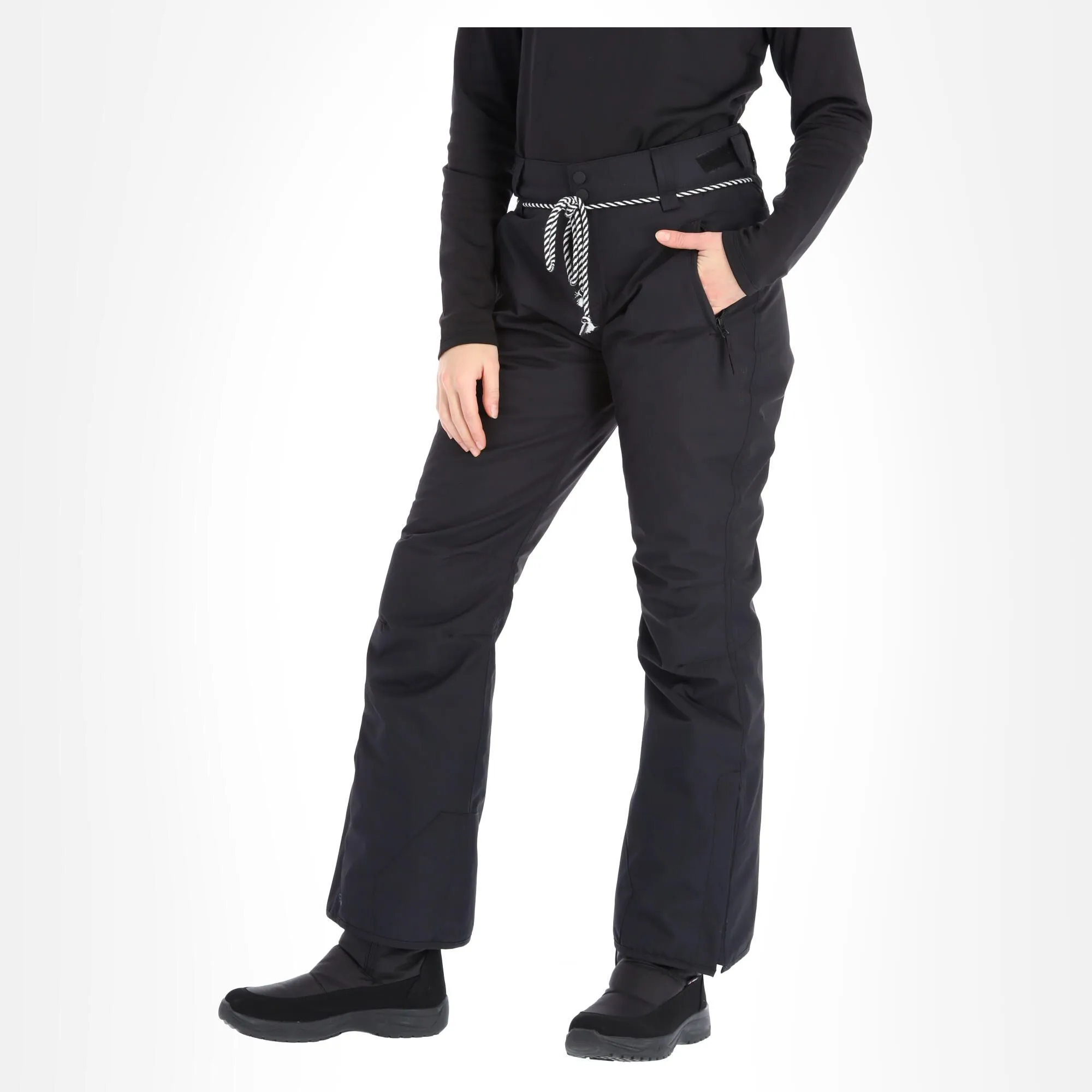 Brunotti, Sunleaf Women Snowpants Skibroek Slim Fit Dames Zwart 2 Brunotti, Sunleaf Women Snowpants Skibroek Slim Fit Dames Zwart - Afbeelding 2