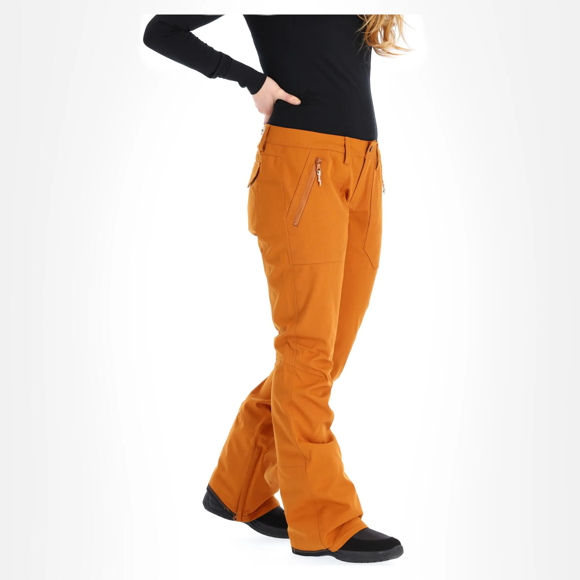 Burton, Vida Skibroek Slim Fit Dames True Penny Bruin 4 Burton, Vida Skibroek Slim Fit Dames True Penny Bruin - Afbeelding 4